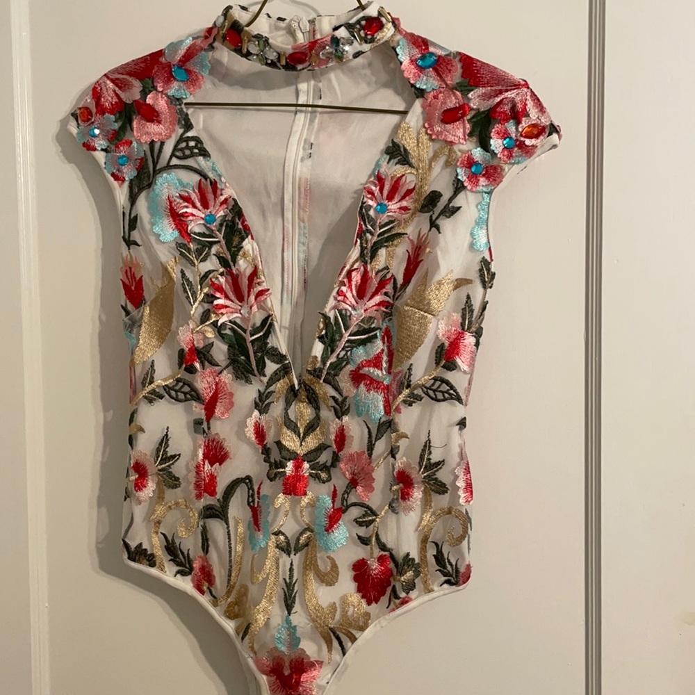 Banjul Embroidered Bodysuit